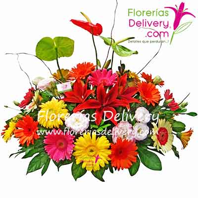 Arreglos florales con flores tropicales y exóticas ... envios a Lima Callao Peru en menos de 3 o 4 horas el mismo dia a domicilio...