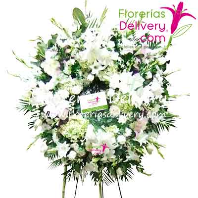 condolencias funerales sepelios tripodes florales florerias delivery lima peru