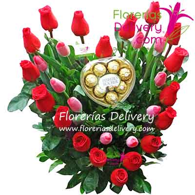 Arreglos florales con tulipanes de colores y regalos ... envios a Lima Callao Peru en menos de 3 o 4 horas el mismo dia a domicilio...